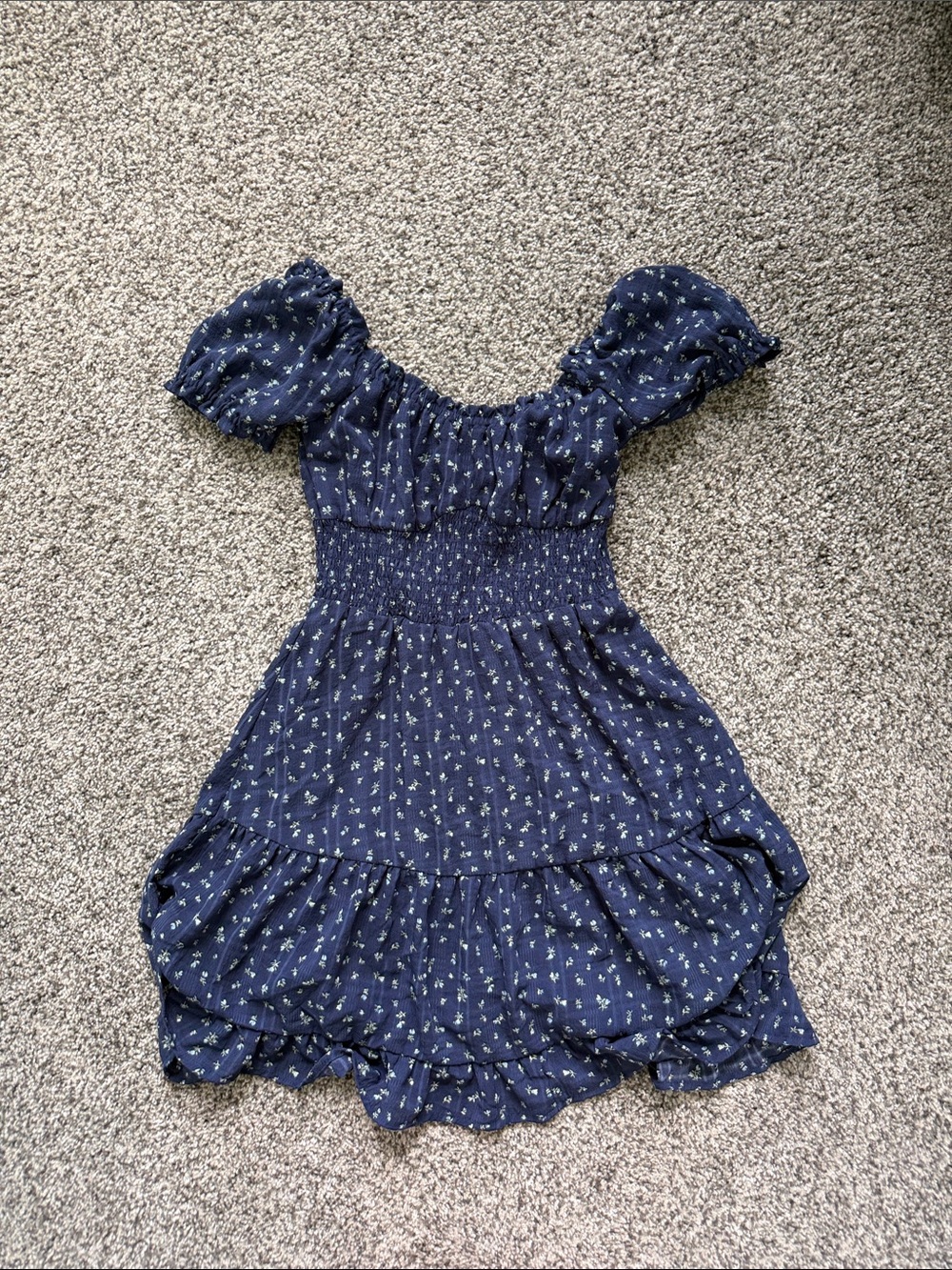 Altar’d State Navy Floral Dress - XXS